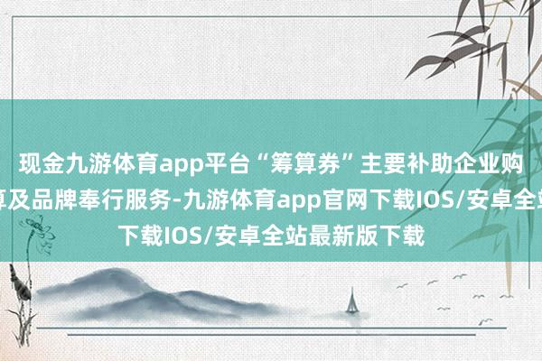 现金九游体育app平台“筹算券”主要补助企业购买外包装筹算及品牌奉行服务-九游体育app官网下载IOS/安卓全站最新版下载