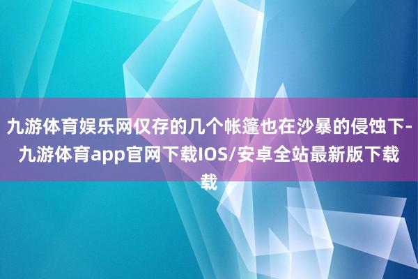 九游体育娱乐网仅存的几个帐篷也在沙暴的侵蚀下-九游体育app官网下载IOS/安卓全站最新版下载